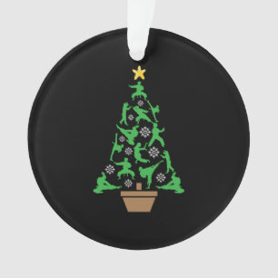 Women's Martial Arts - Girls Karate Christmas Tree Ornament