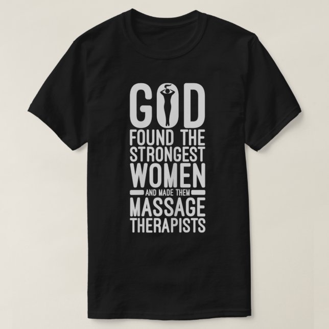 Womens Massage Therapist Physical Therapy Funny Ma T-Shirt (Design Front)