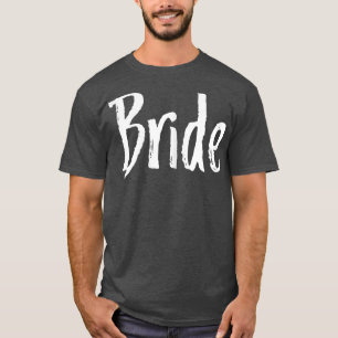 Womens Matching Bride and Groom Couples Wedding  T-Shirt