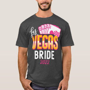Womens Matching Las Vegas 2022 Wedding Bride and G T-Shirt
