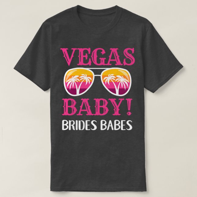 Womens Matching Las Vegas Wedding Brides Babes Bri T-Shirt (Design Front)