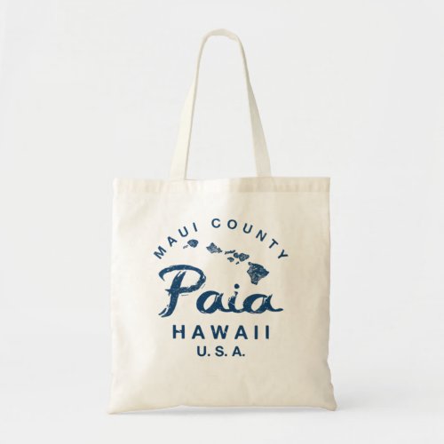 Womens Maui Paia Hawaii Hawaiian Islands Vintage 2 Tote Bag