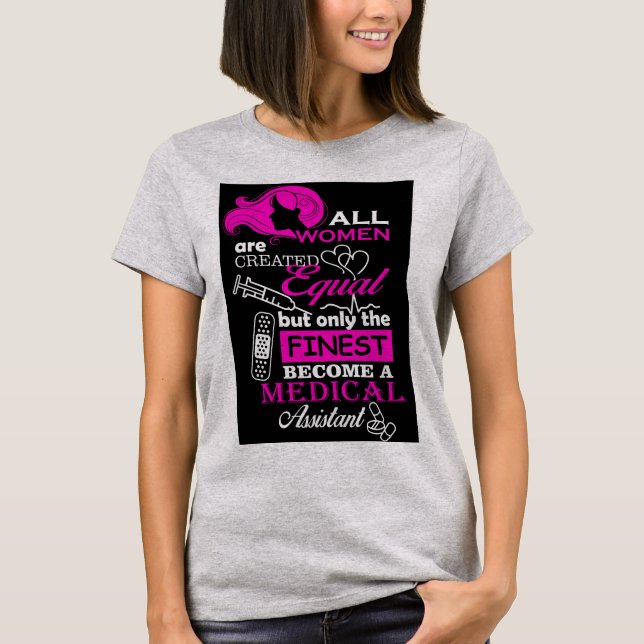 Womens medical assistant T-shirt (Front)