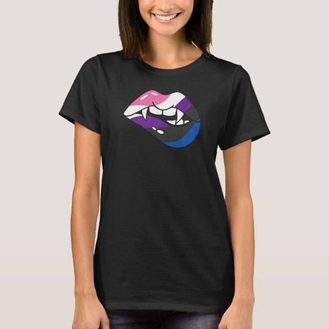 Womens men Scary Halloween dracaula transgender va T-Shirt (Front)