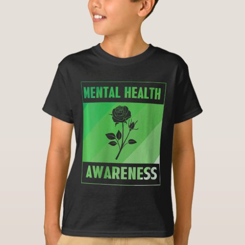 Womens Mental Health Awareness Men Women Kids Ment T_Shirt