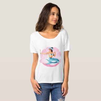 Women's Mermaid Bella+Canvas Slouchy T-Shirt