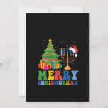 Womens Merry Chrismukkah 2022 Happy Hanukkah Chris Holiday Card<br><div class="desc">This is a great gift for your family,  friends during Hanukkah holiday. They will be happy to receive this gift from you during Hanukkah holiday.</div>