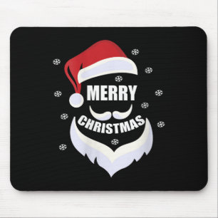 Womens Merry Christmas -fun Santa Claus Father Xma Mouse Pad