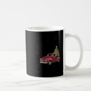 Womens Merry Truckin' Christmas Buffalo Plaid Clic Coffee Mug