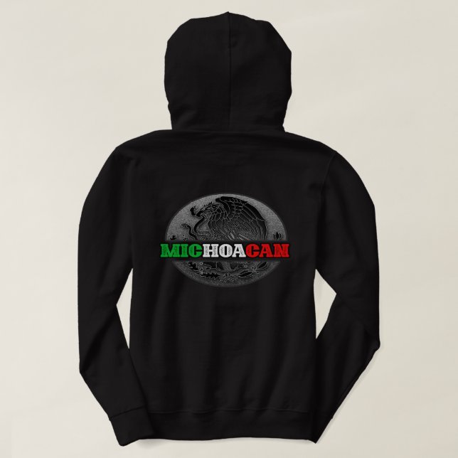 Womens Michoacan Mexico Hoodie (Design Back)