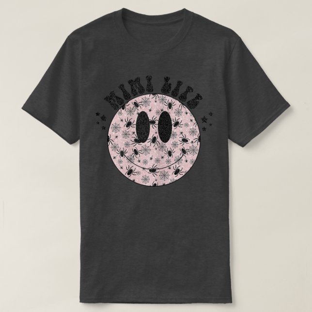 Womens Mimi Life Ghost Spooky Face , Halloween Mim T-Shirt (Design Front)
