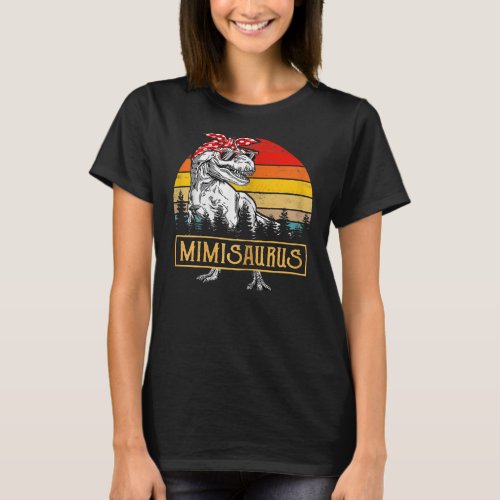 Womens Mimisaurus Dinosaur T Rex Mother Day For T_Shirt