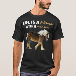 Womens Miniature Horse Mini Horse Pet Horse Lover  T-Shirt