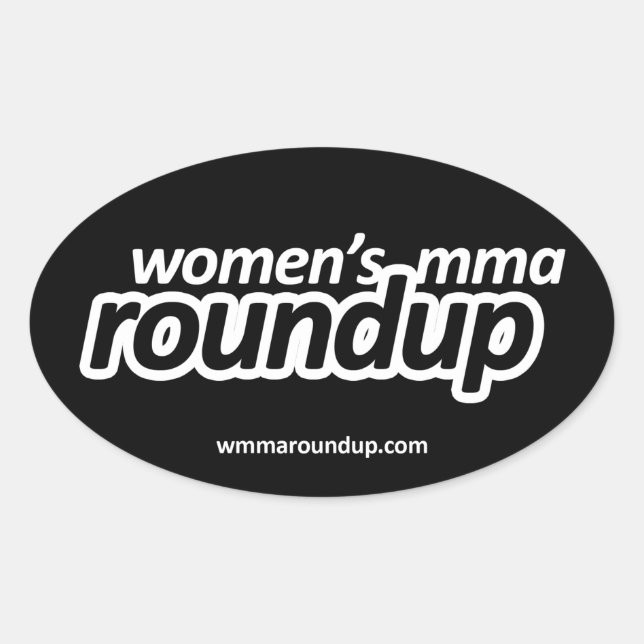 Women's MMA Roundup Sticker (Front)