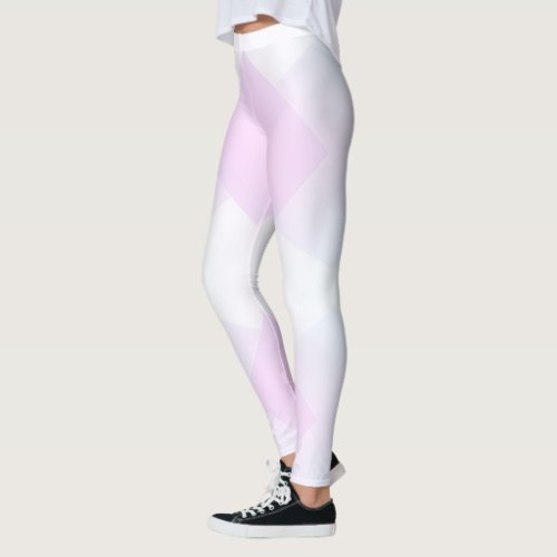 Womens Modern Leggings Pink Blue Purple White