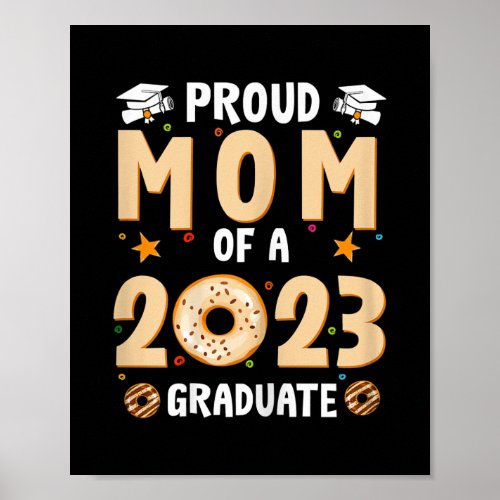 Womens Mom Graduation Class Of 2023 Senior Poster