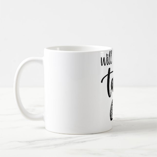 Womens Mom of the Birthday Boy, Your Funny Monster Coffee Mug (Left)