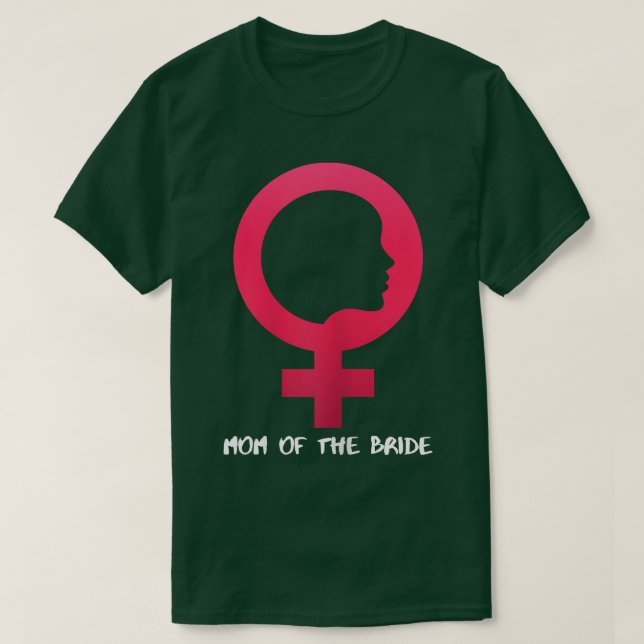 Womens Mom Of The Bride  T-Shirt (Design Front)