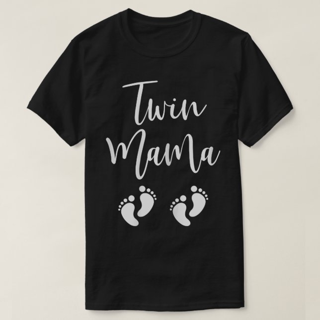 Womens Mom of Two Boys Mother of Two Mom of 2 Boys T-Shirt (Design Front)