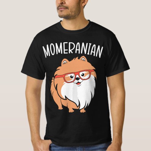 Womens Momeranian Pom Pomeranian Mothers Day Best  T_Shirt