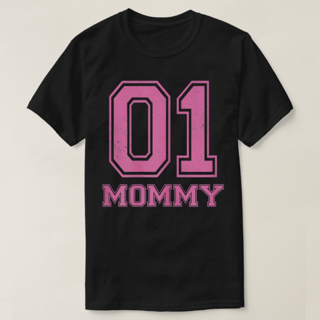 Womens Mommy Number One Woman Mother's Day  T-Shirt (Design Front)