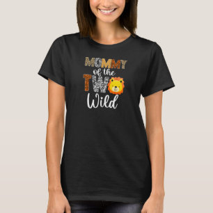 Womens Mommy of the Two Wild Mother Baby Lion 2nd T-Shirt