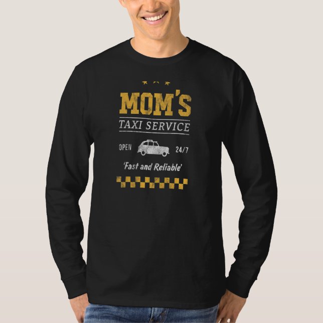 Womens Mom's Taxi Service T-Shirt (Front)
