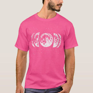 Womens Moon Phases Astronomy T-Shirt