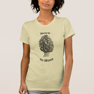 Womens morel mushroom hunter shirt