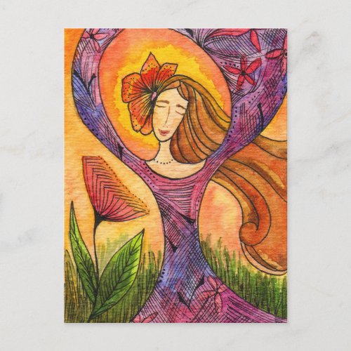 Womens Morning Meditation Card