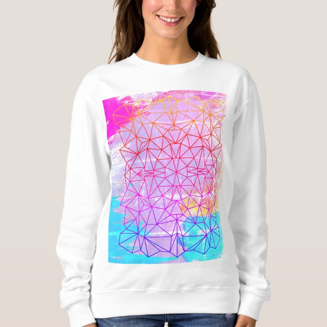 Women's Mosaic Masterpieces Inspired Sweatshirt (Front)