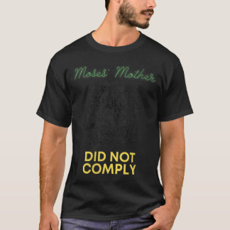 Womens Moses Mother Did Not Comply VNeck T-Shirt