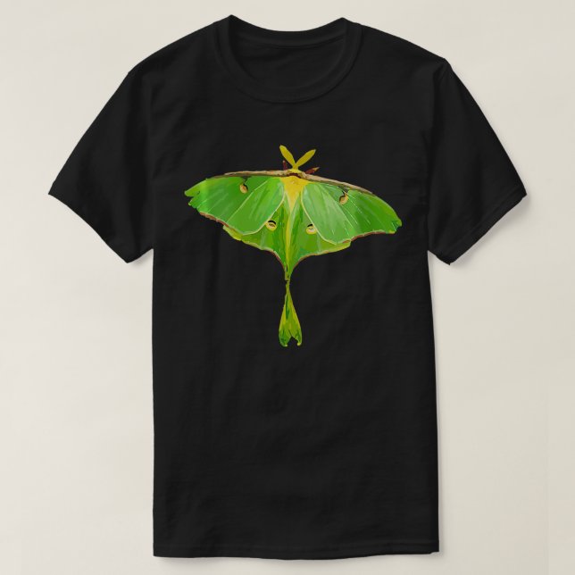 Womens Moth   ( Luna Moth Graphic ) Beautiful Luna T-Shirt (Design Front)