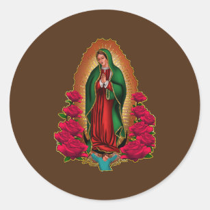 VIRGEN DE GUADALUPE STICKER PEGATINA DECAL CALCOMANIA DE VINIL 11"