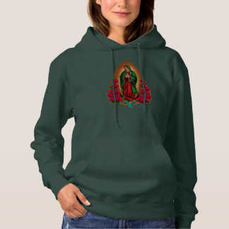 Womens Mother Madre Virgen de Guadalupe Virgin Hoodie