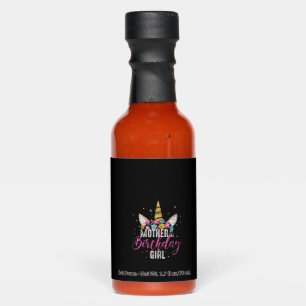 Womens Mother Of The Birthday Girl Mommy Gifts Uni Hot Sauces