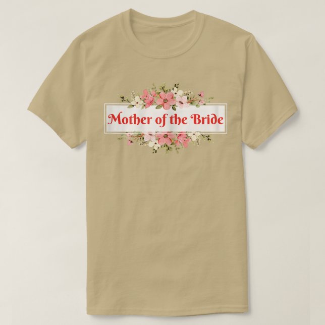 Womens Mother Of The Bride  T-Shirt (Design Front)