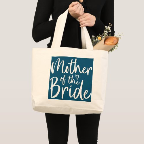 Womens Mother Of The Bride Wedding Engagement Large Tote Bag