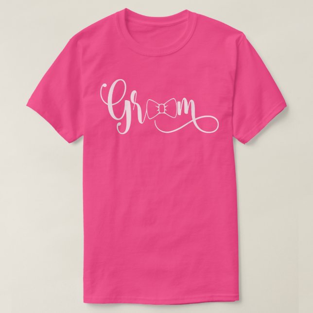 Womens Mother Of The Groom Wedding Bridal Party Lo T-Shirt (Design Front)