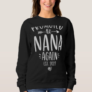 Womens Mother's Day 2022 Grandma Again Promoted To Sweatshirt