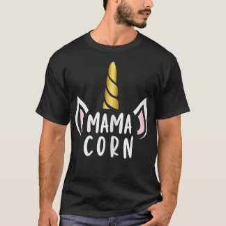 Womens Mothers Day Mamacorn Mommy Unicorn Awesome T-Shirt