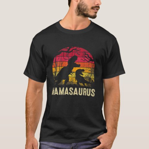 Womens Mothers Day Mamasaurus Rex Funny Dinosaur  T_Shirt