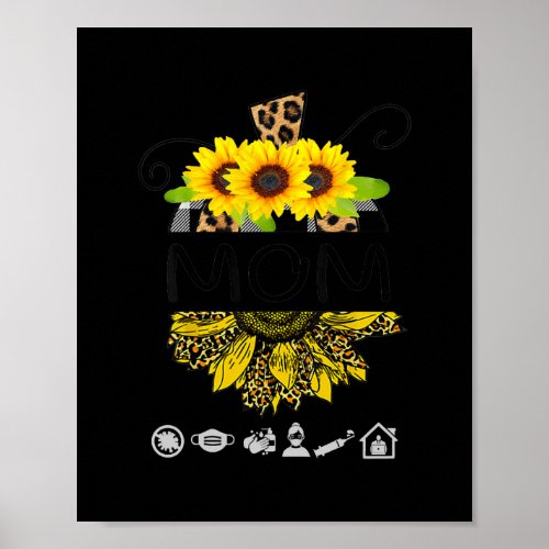 Womens Mothers Day Sunflower Graphic Print Plus