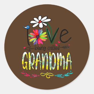 Womens Mother's Day Womens I Love Being Called Classic Round Sticker