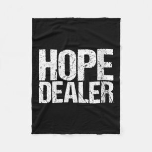 Womens Motivational Hope Er V-neck Fleece Blanket