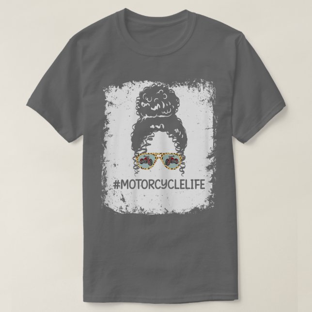 Womens Motorcycle Life Biker Accessories Motorcycl T-Shirt (Design Front)
