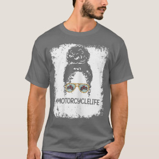 Womens Motorcycle Life Biker Accessories Motorcycl T-Shirt