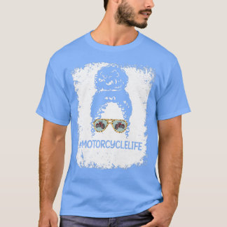Womens Motorcycle Life Biker Accessories Motorcycl T-Shirt