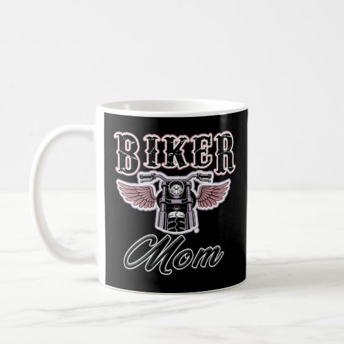 Womens Motorcycle Mom Gift_ Biker Mom  Coffee Mug