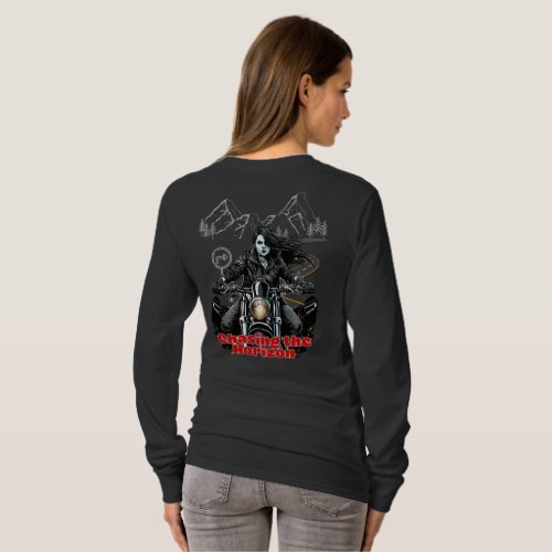 Womens motorcycle shirt _ throttle queen